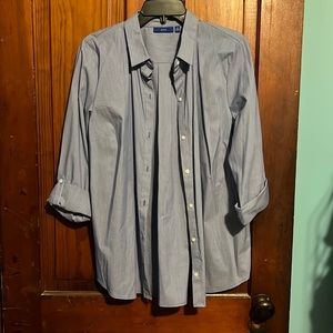 Blue strip dress shirt